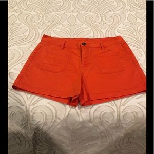 Cabi Alexa Orange shorts